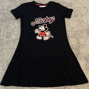 Disney Mickey Mouse “1928” Black Mini Dress Size XS